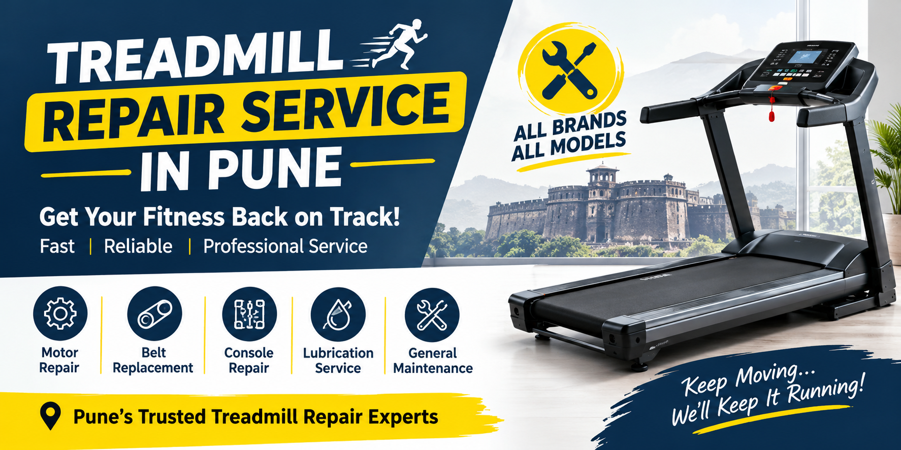 Pune Treadmill Repair Service Ad